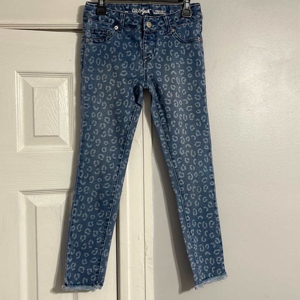 Veils Cropped Cheetah Print Jeggings